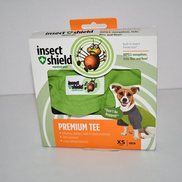 Insect Shield Insect Repellent T-Shirt for Dogs, Flea,Tick & Mosquito Prot XS - Picture 1 of 4